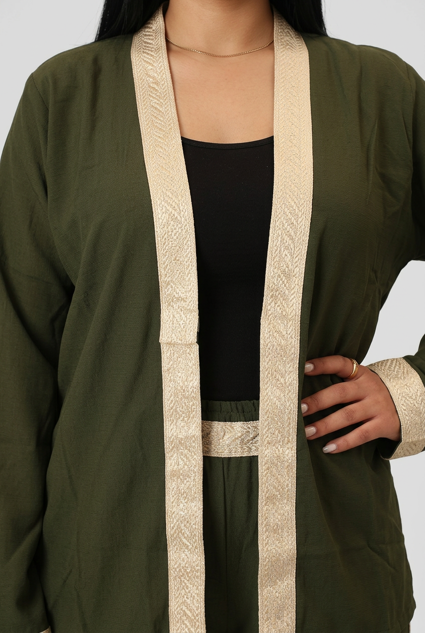 Women Ramadan Set (Oil Green)