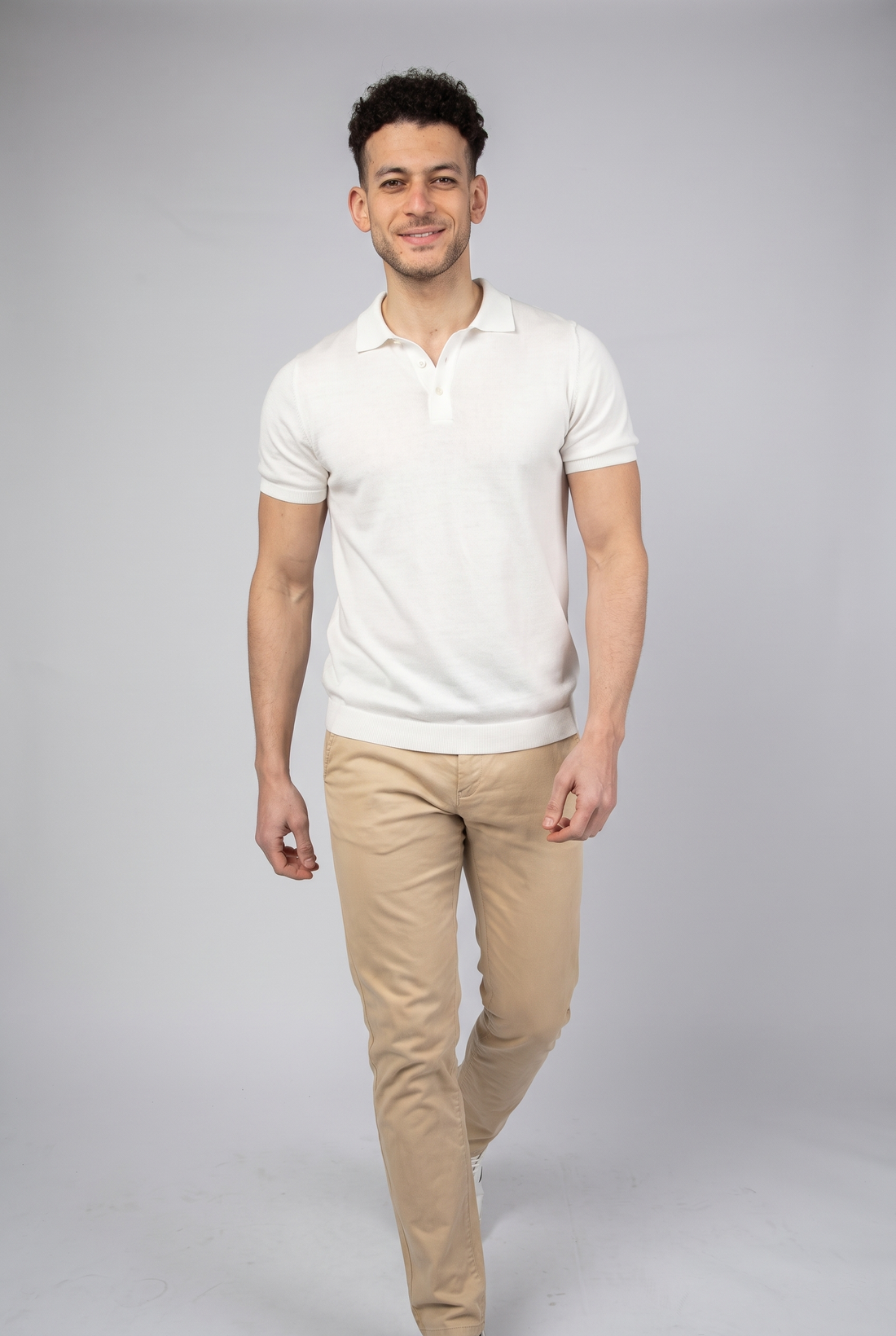 Men knit polo Shirt