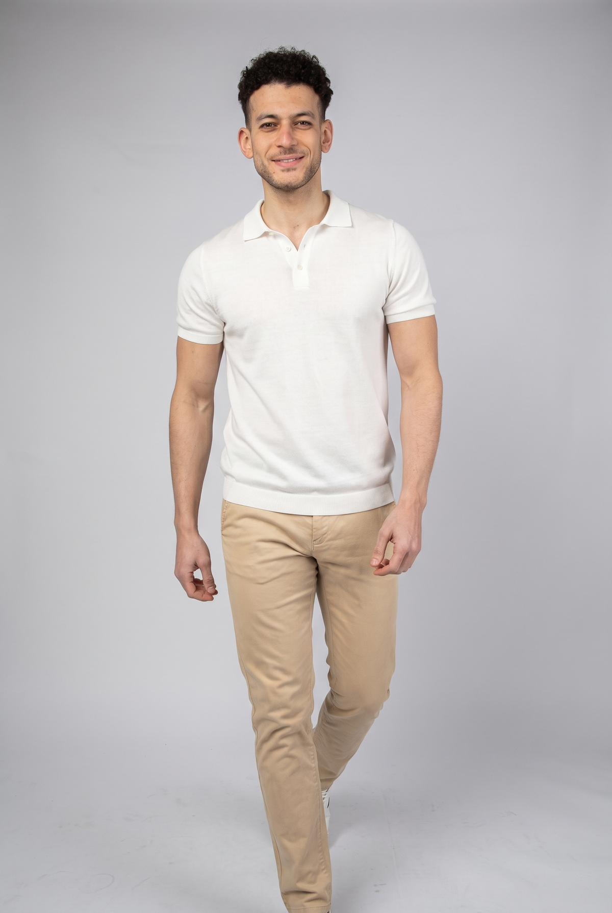 Men knit polo Shirt