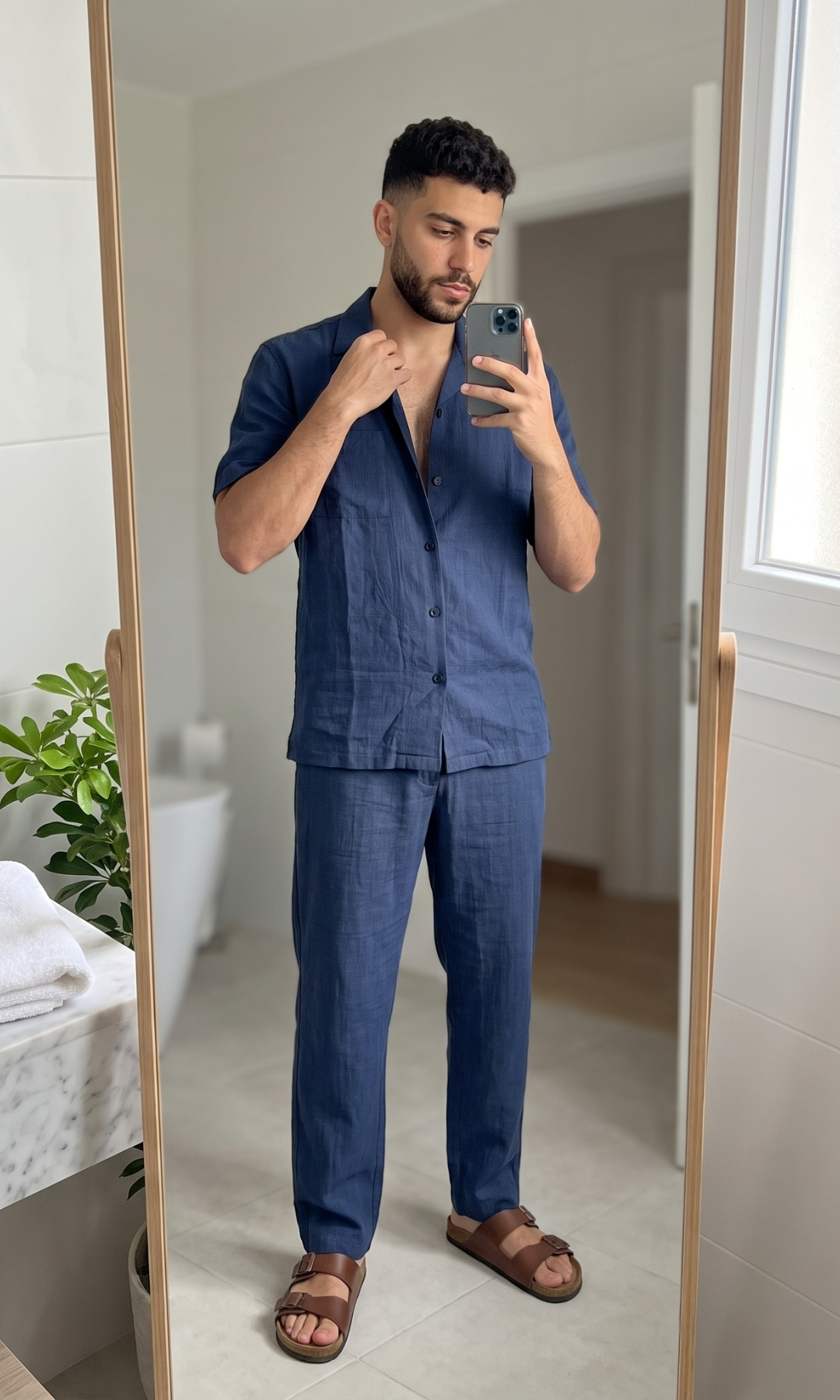 NUT- Men Coastal Chic Linen Set
