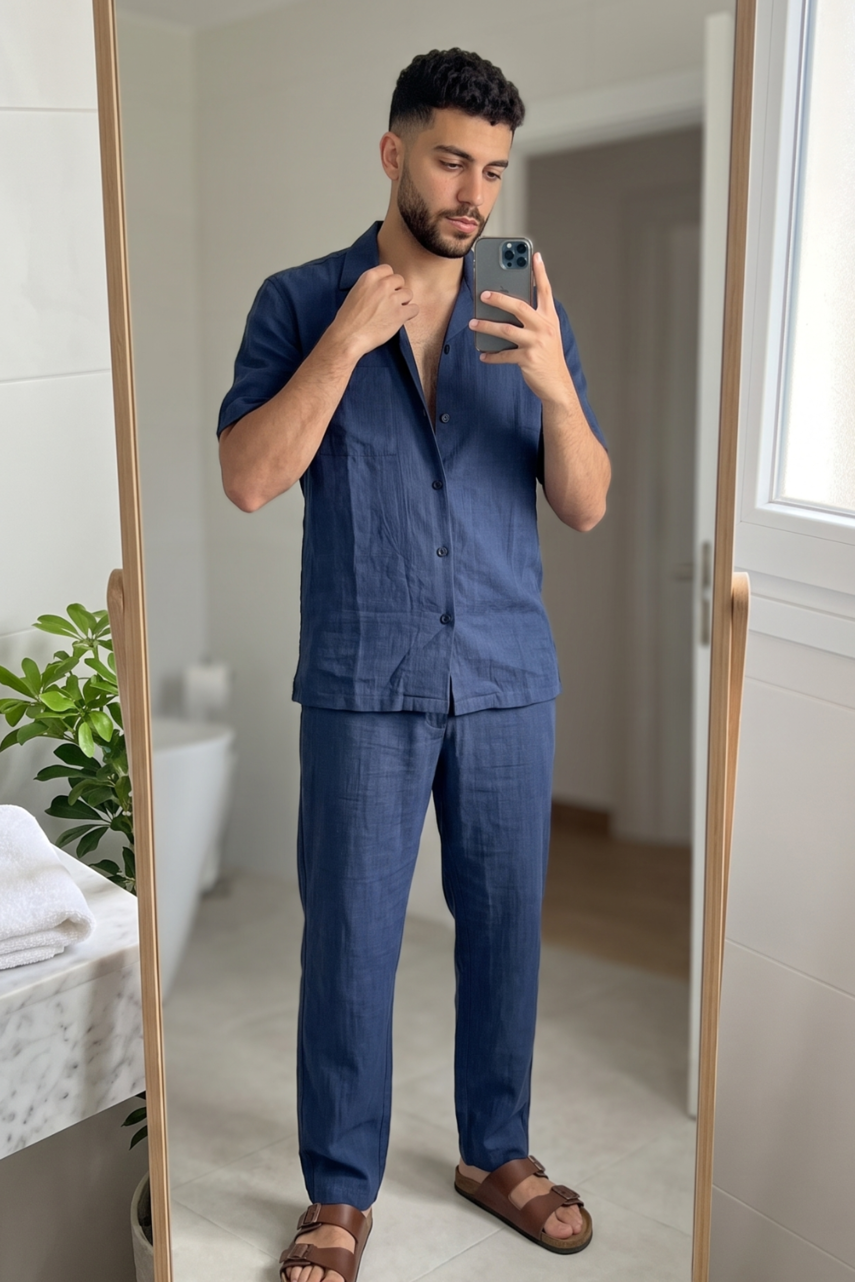 NUT- Men Coastal Chic Linen Set
