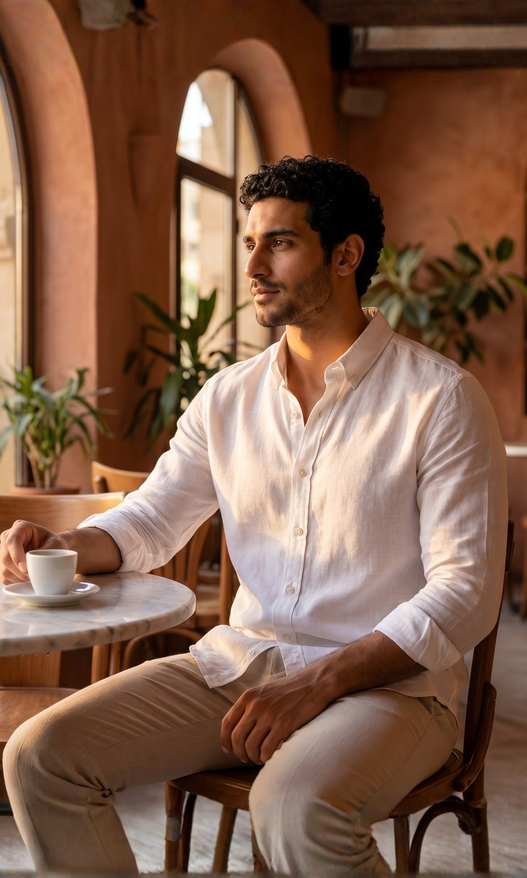 NUT - Men Slim Fit Linen Shirt