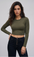 [ORIGINAL]Women Cropped Top Long Sleeve