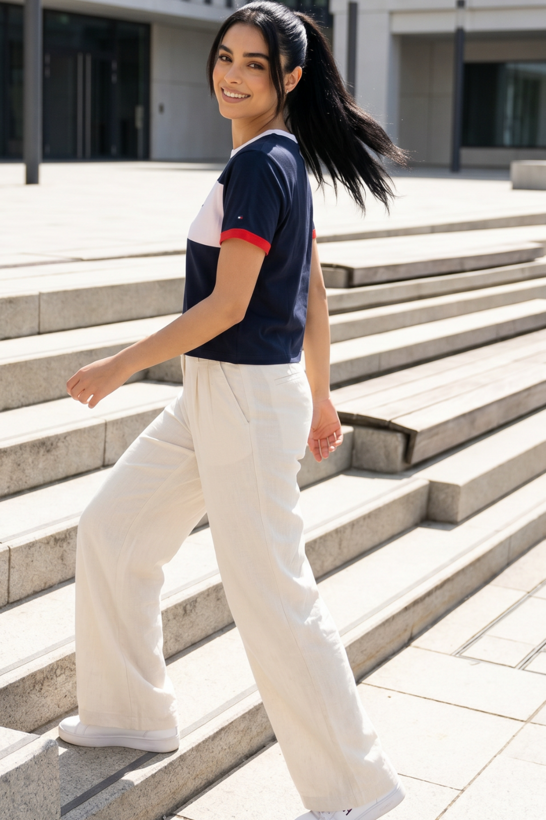 Women Logo Printed T-Shirt