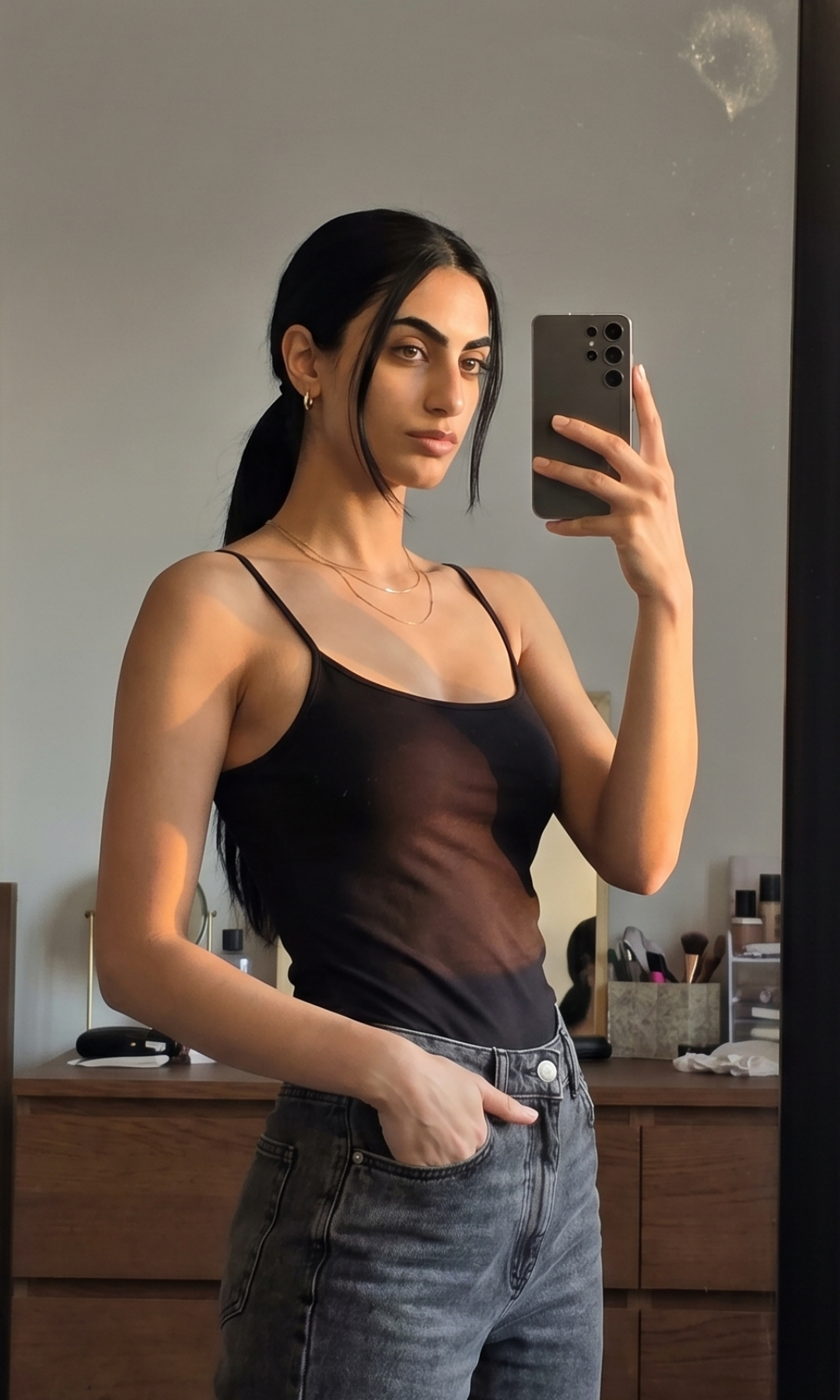 NUT Women Shaping Spaghetti Tank Top