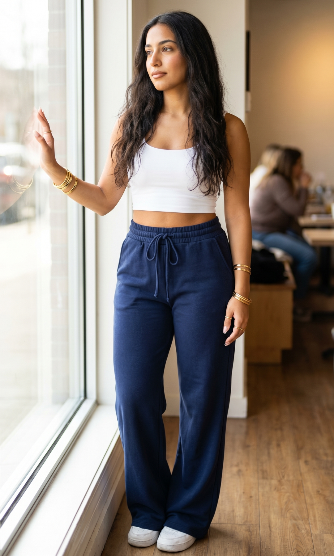 Women High Waist Sweatpants AE