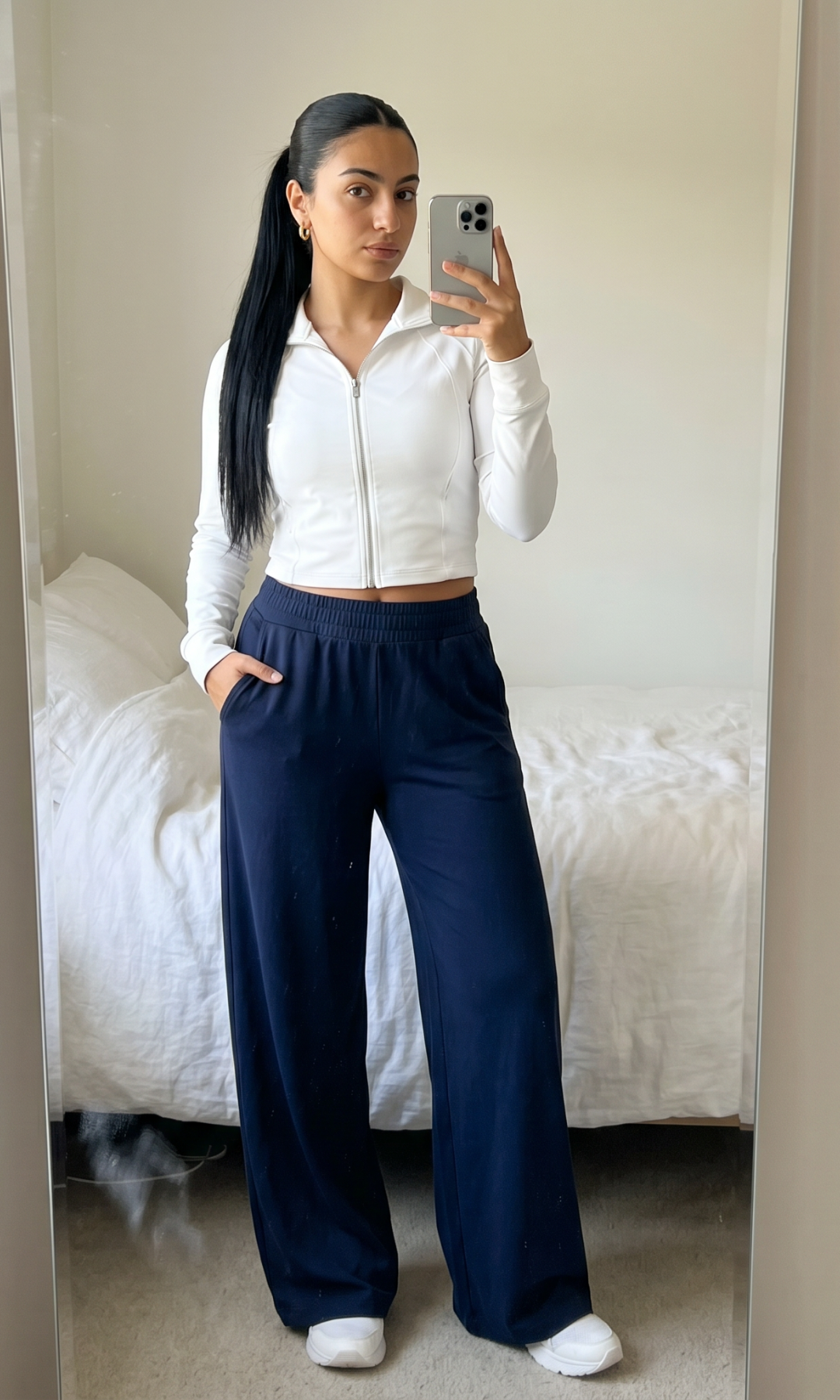 Women High Waist Relaxed Baggy Fit- AE