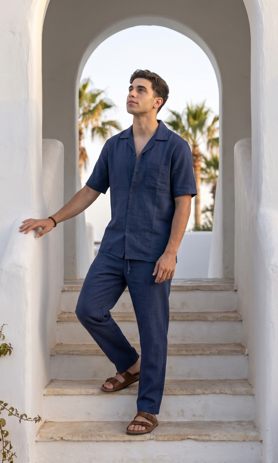 NUT- Men Coastal Chic Linen Set