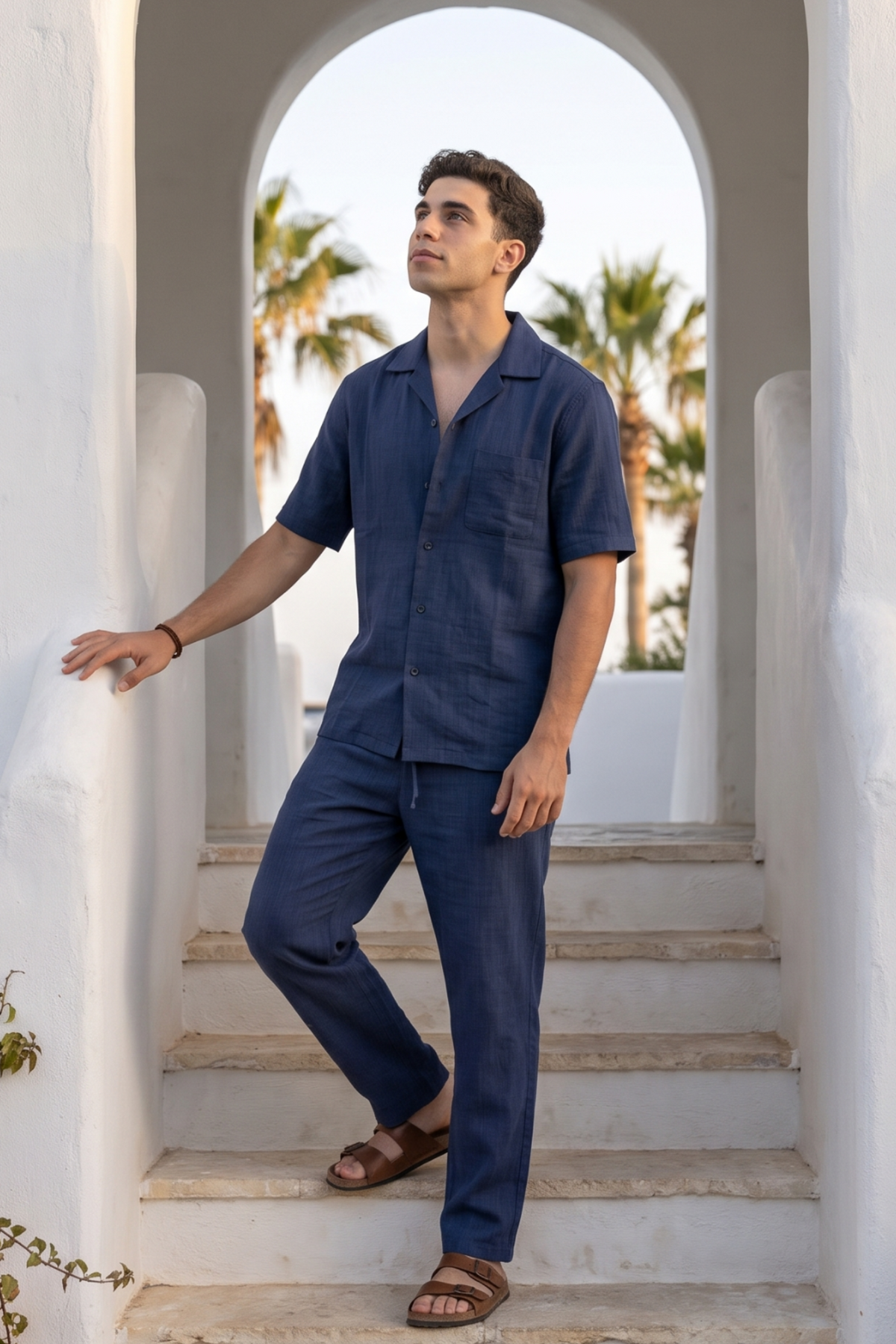 NUT- Men Coastal Chic Linen Set