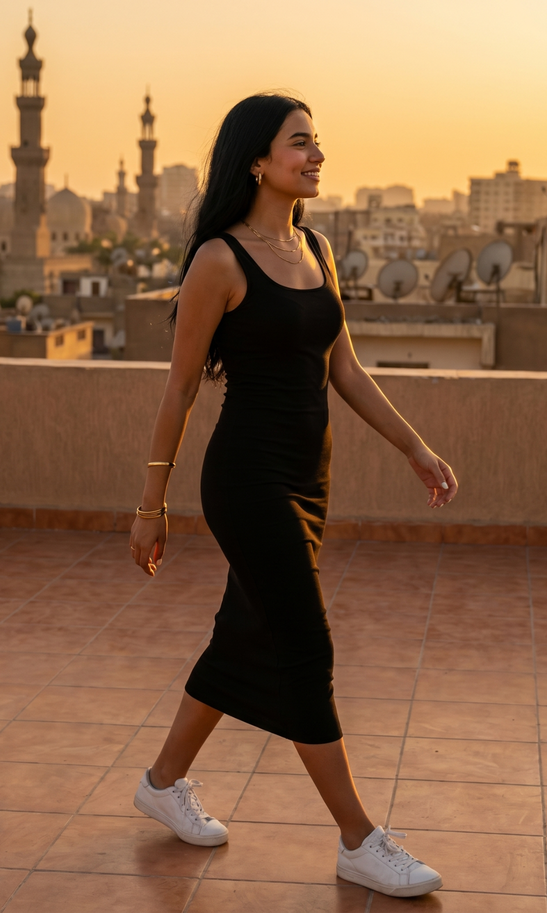 Women Sleeveless Midi Dress