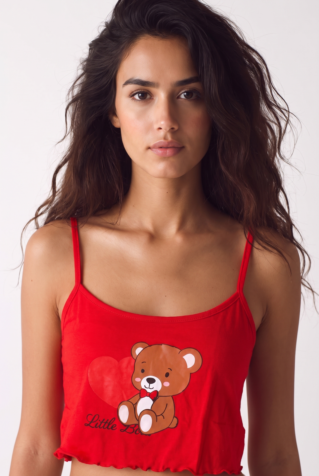 Women Cotton Pajama Set (Bear)