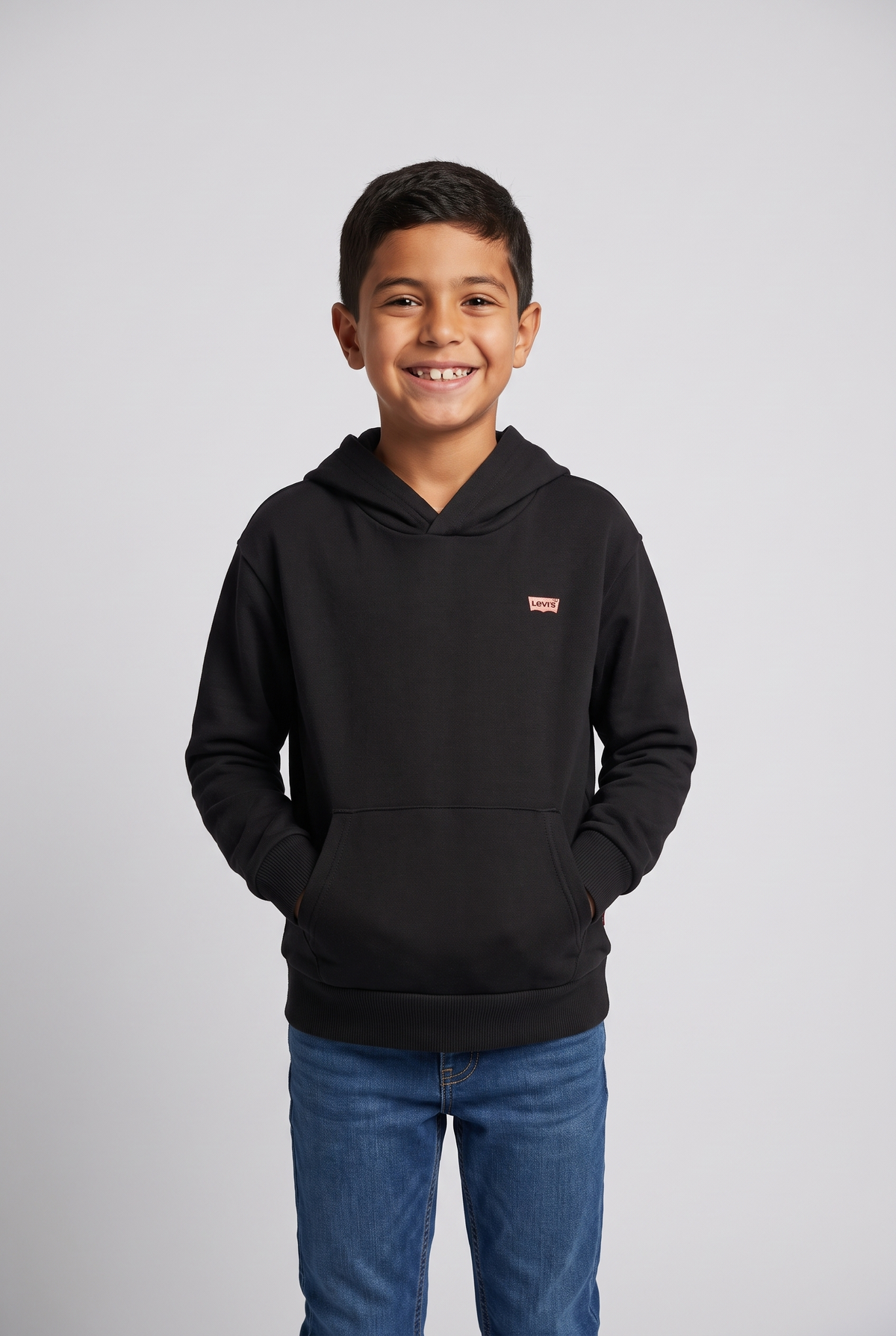 Kids Sporty Hoodie (Black)