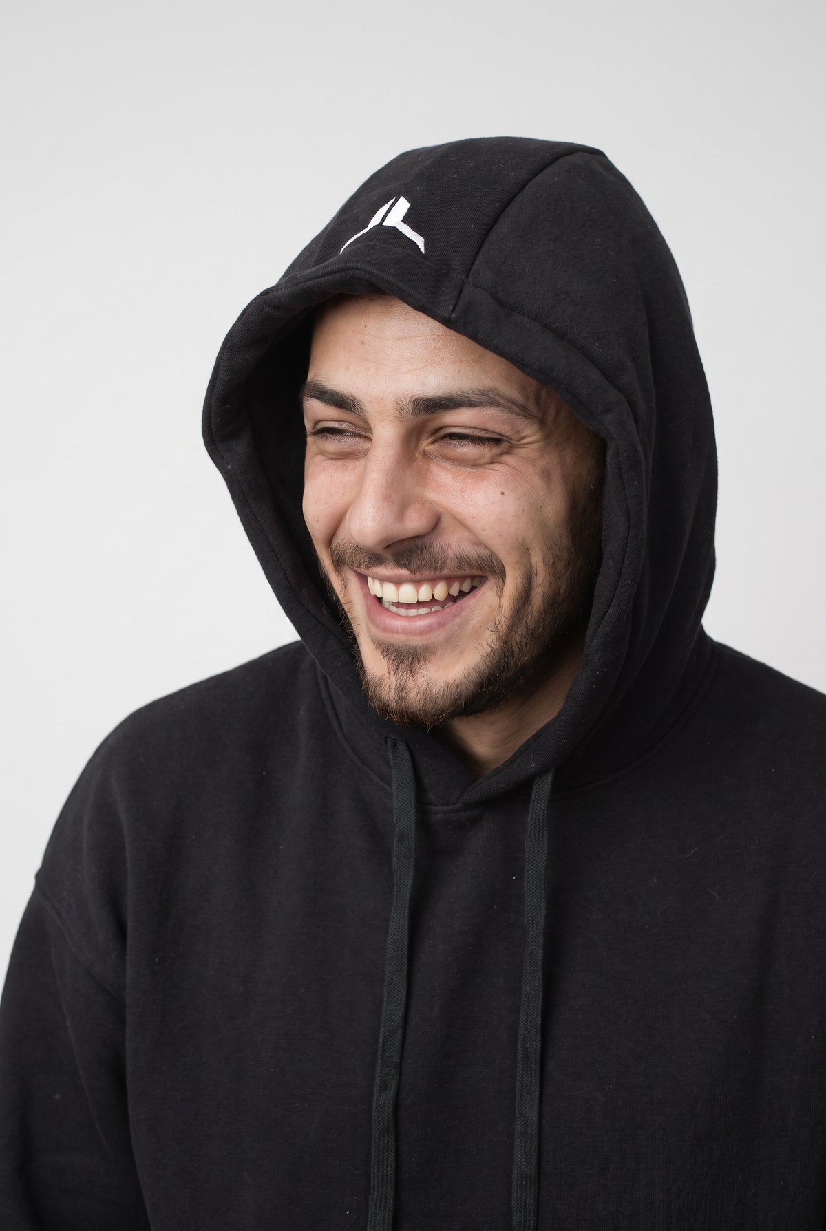 (Original) Men Over Sized Hoodie Sweater - NUT (Black)
