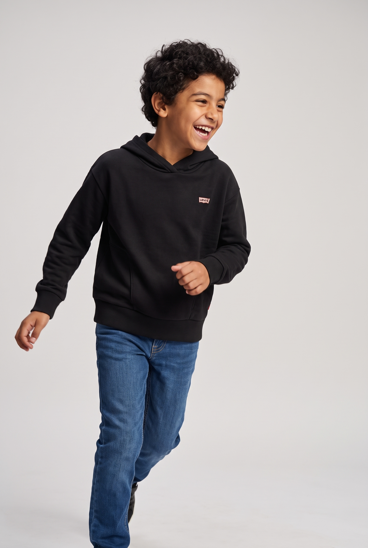 Kids Sporty Hoodie (Black)