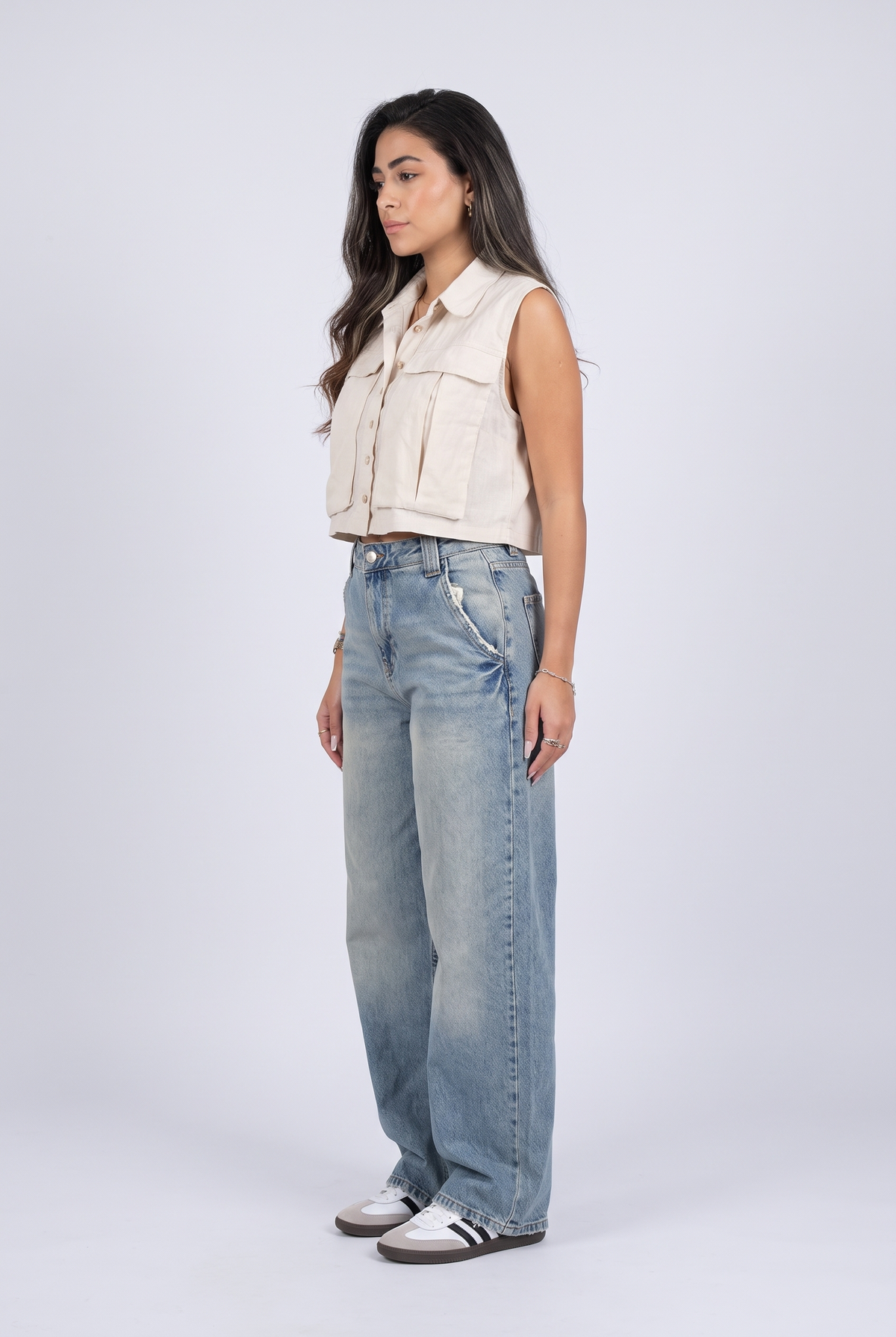 Women Baggy Loose (Blue)