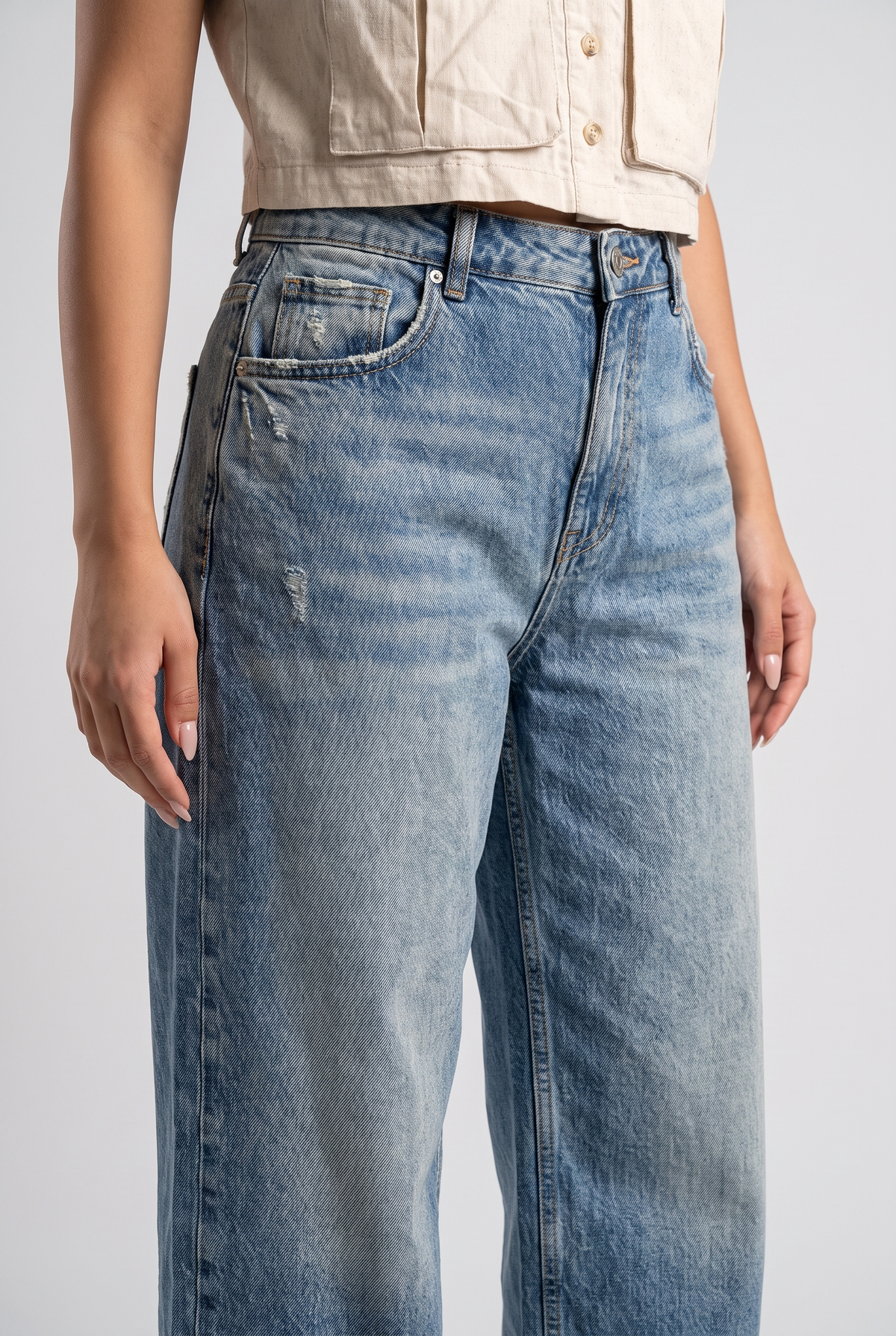 Women Baggy Loose (Blue)