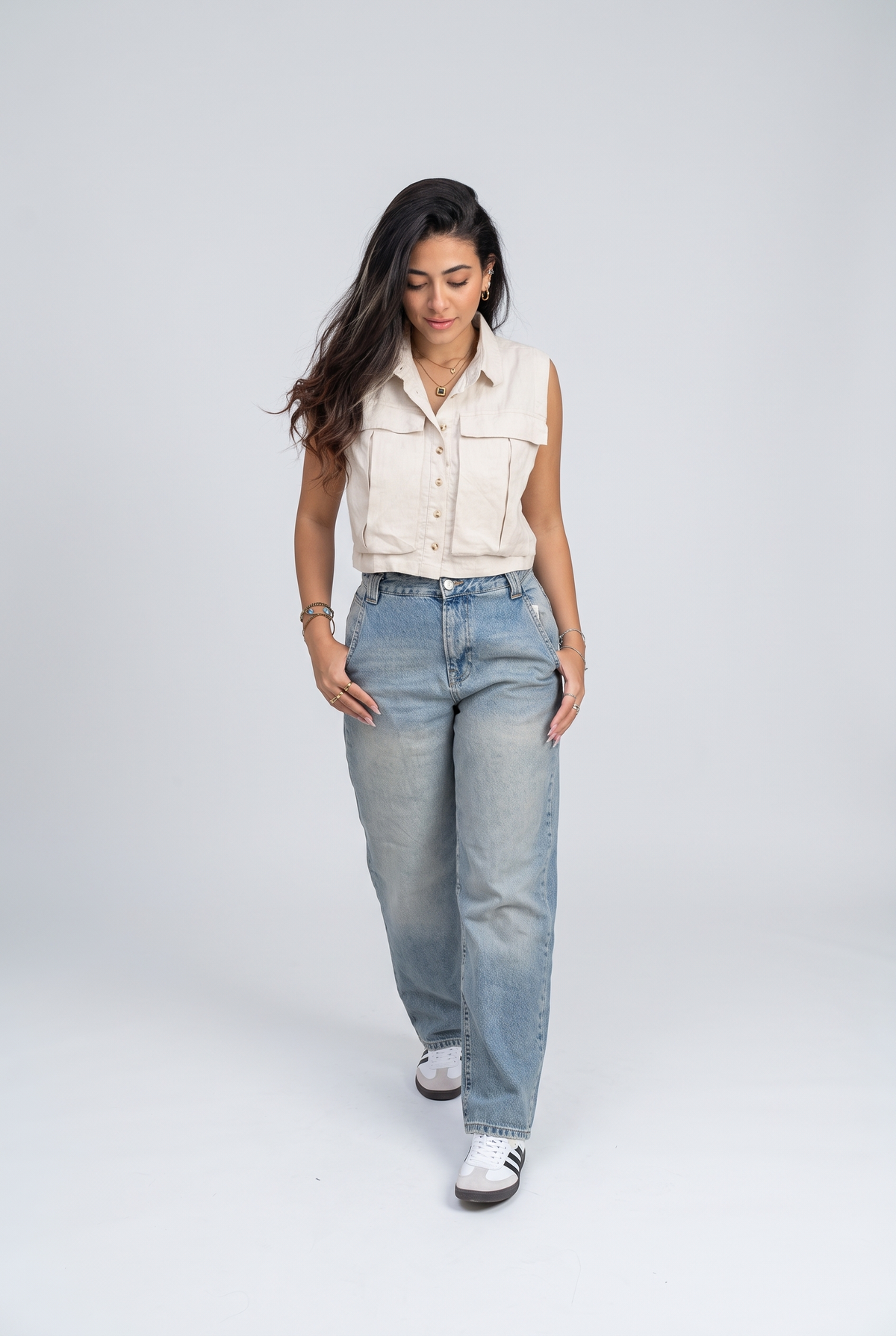Women Baggy Loose (Blue)