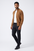 Men Textured Zip Through Jacket