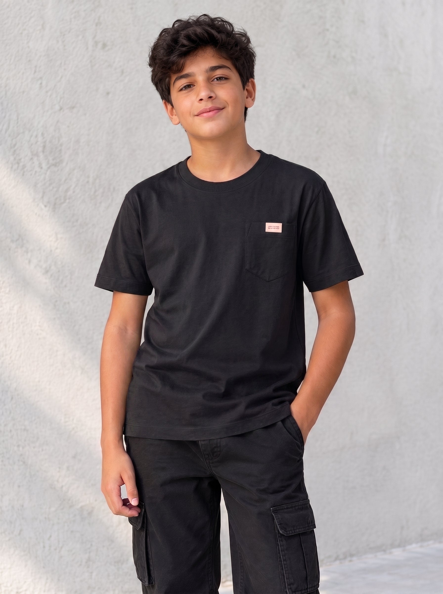 Kids Classic Crew Neck T-Shirt - Pocket