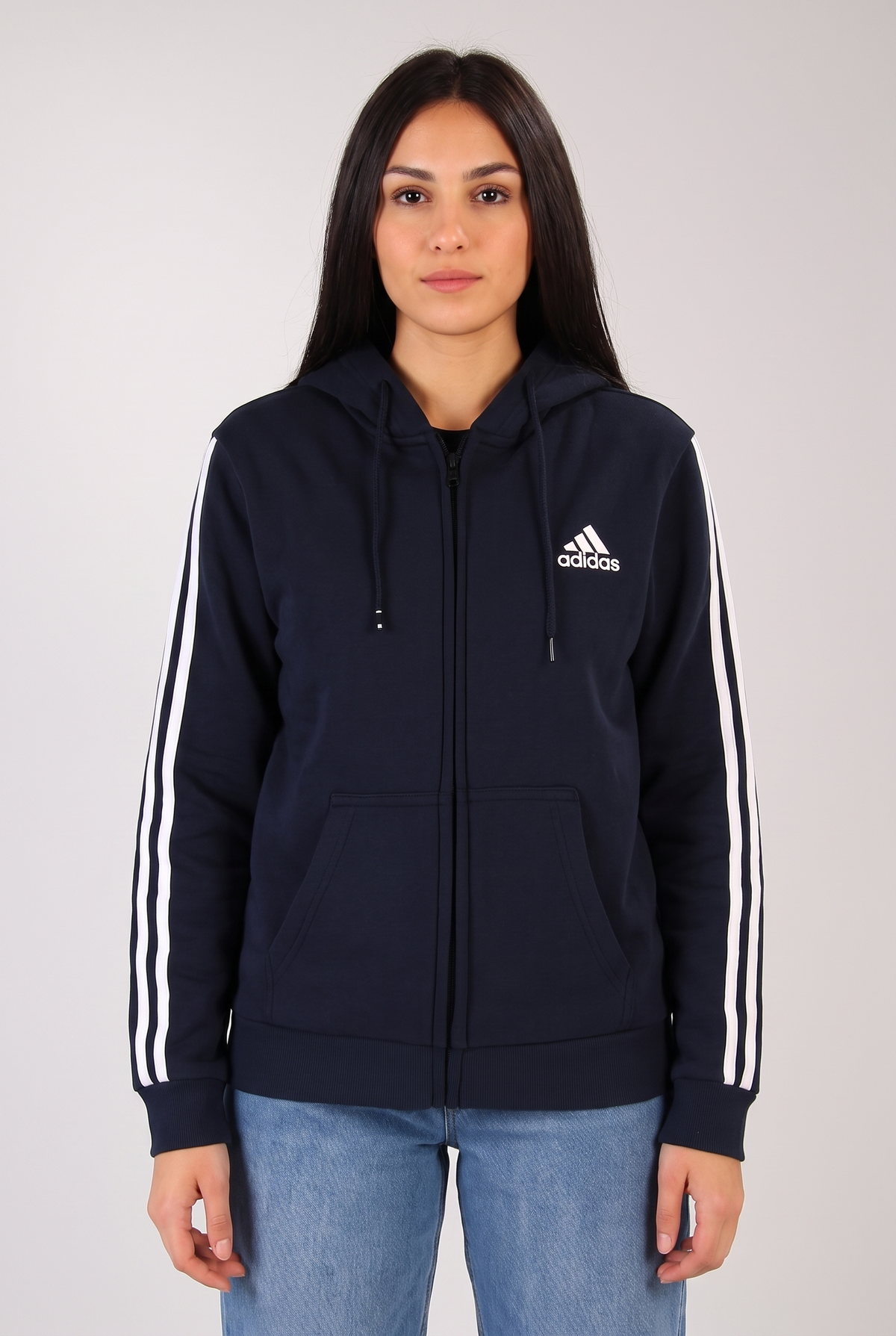 Women 3-Stripes Full Zip Hoodie jacket