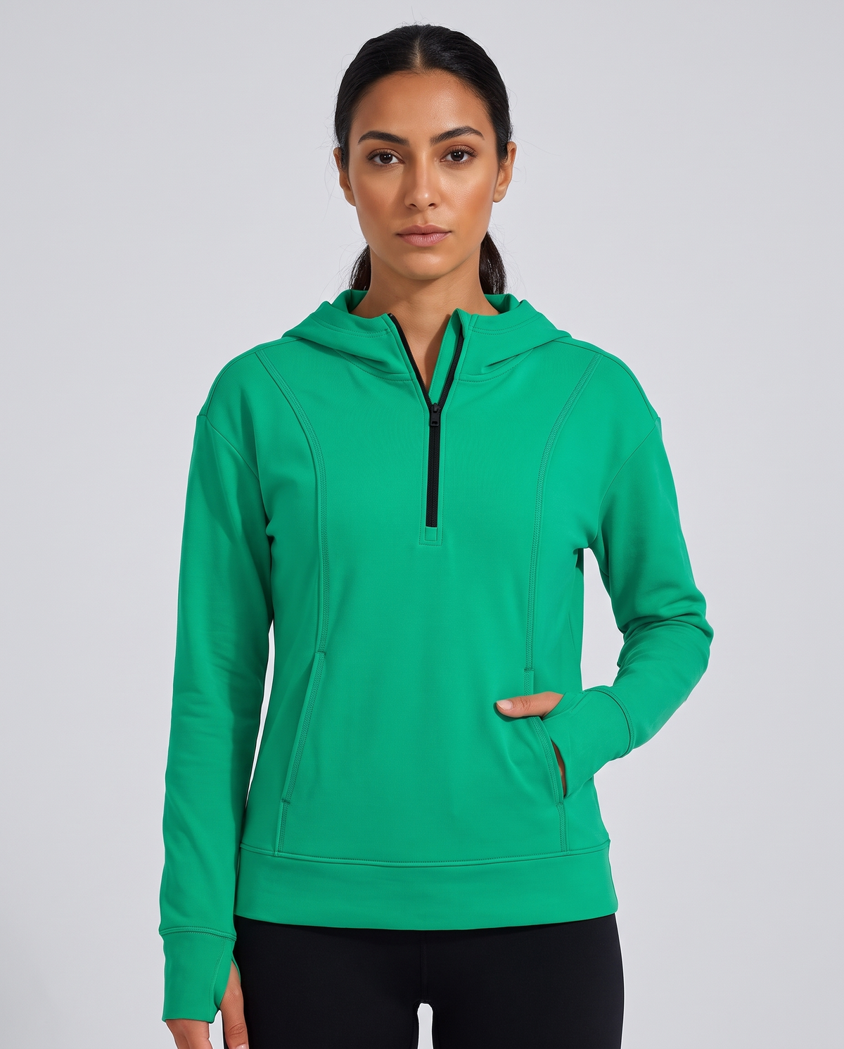 Sports Women Half Zip Sweatshirt (AVIA)