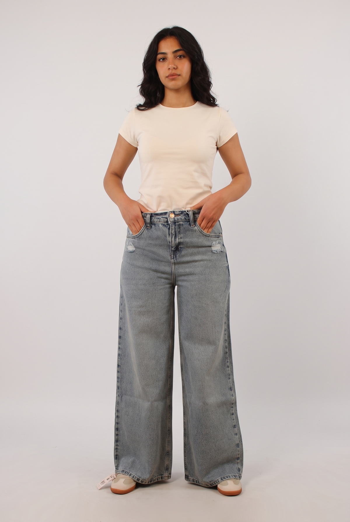 Women High Waist-Wide Leg Jeans