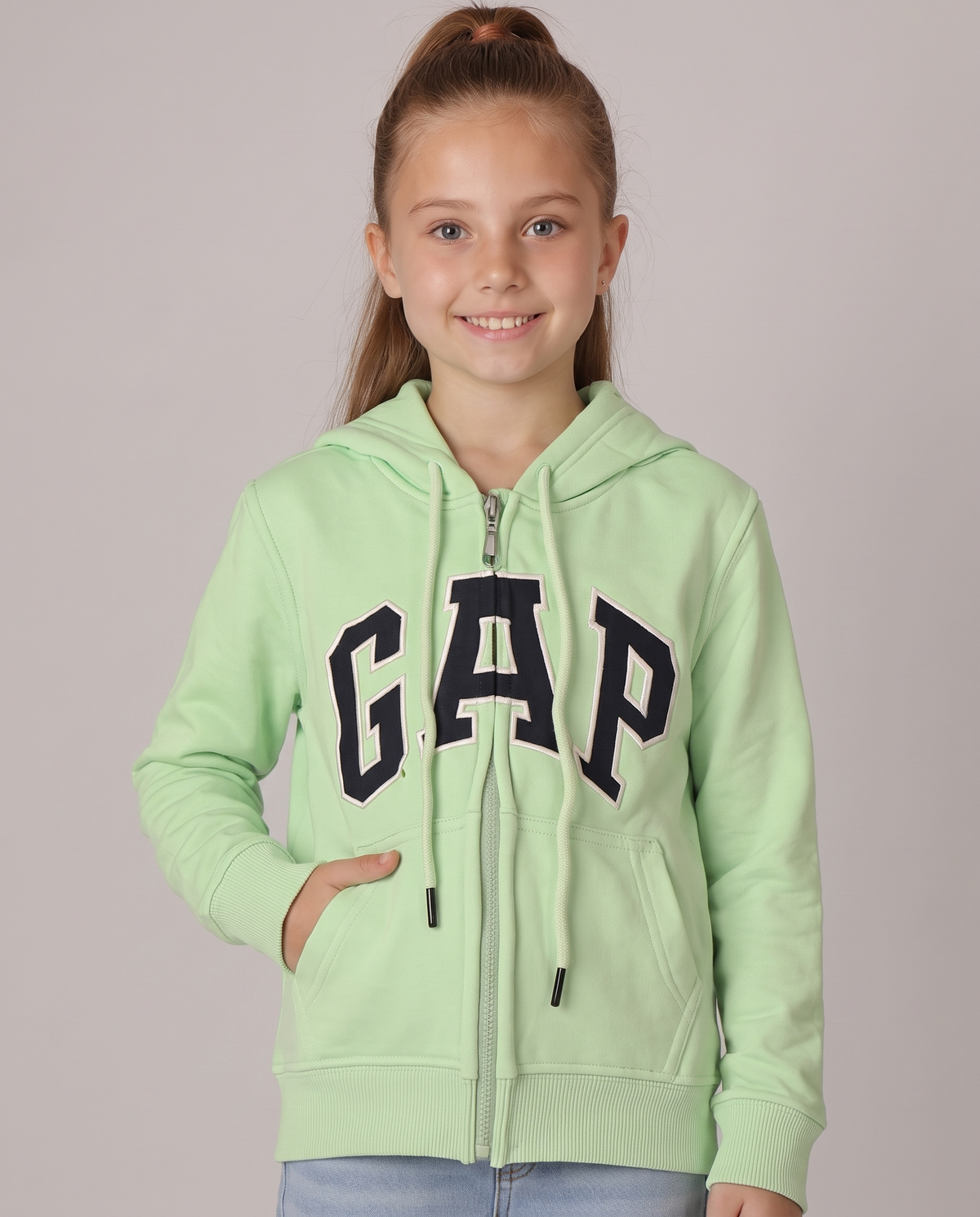 Kids Classic Zip Up Sweatshirt Jacket