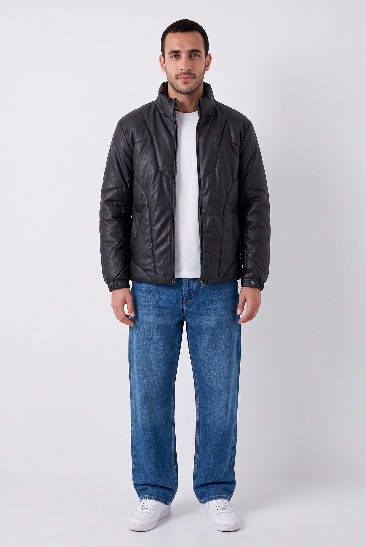 Men Regular Fit Puffer Jacket