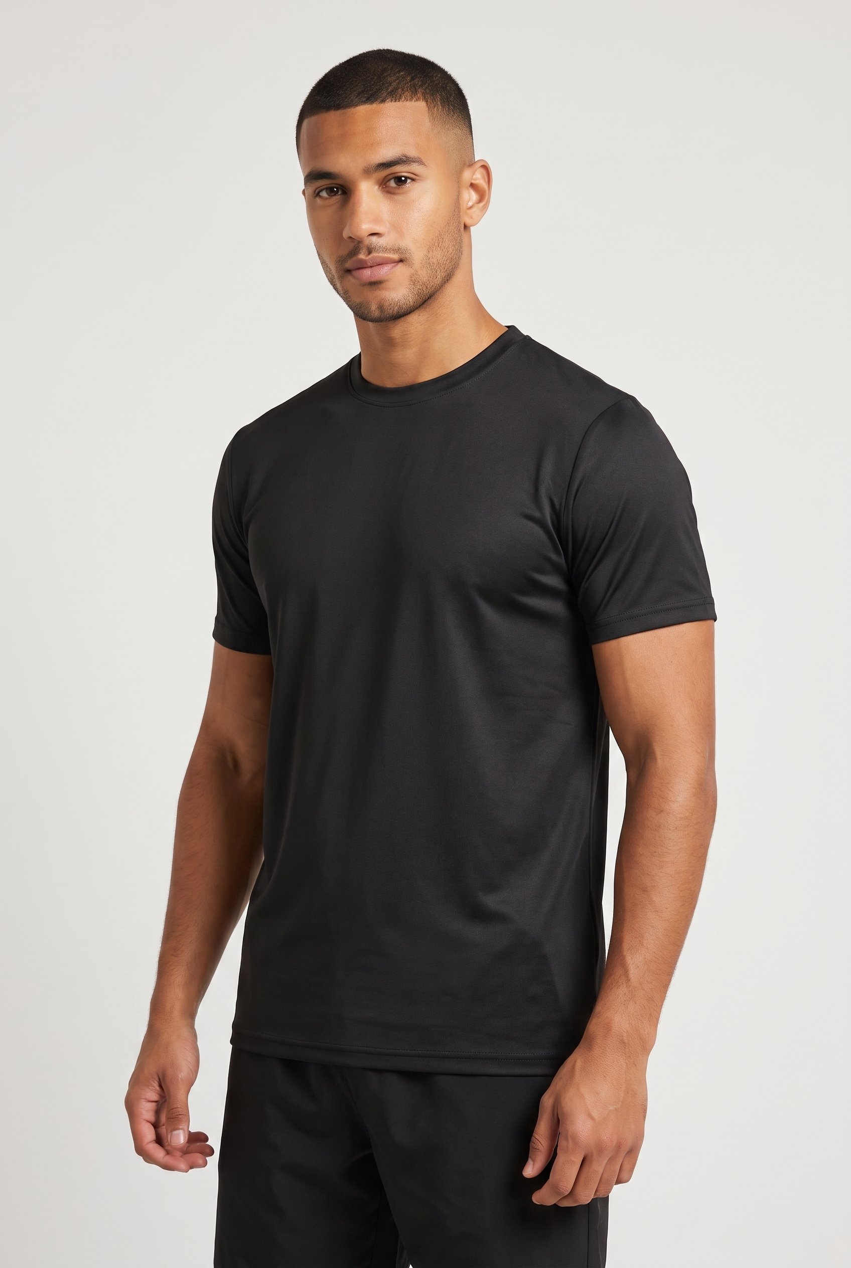Men Slim-Fit Breathable T-Shirt - NUT