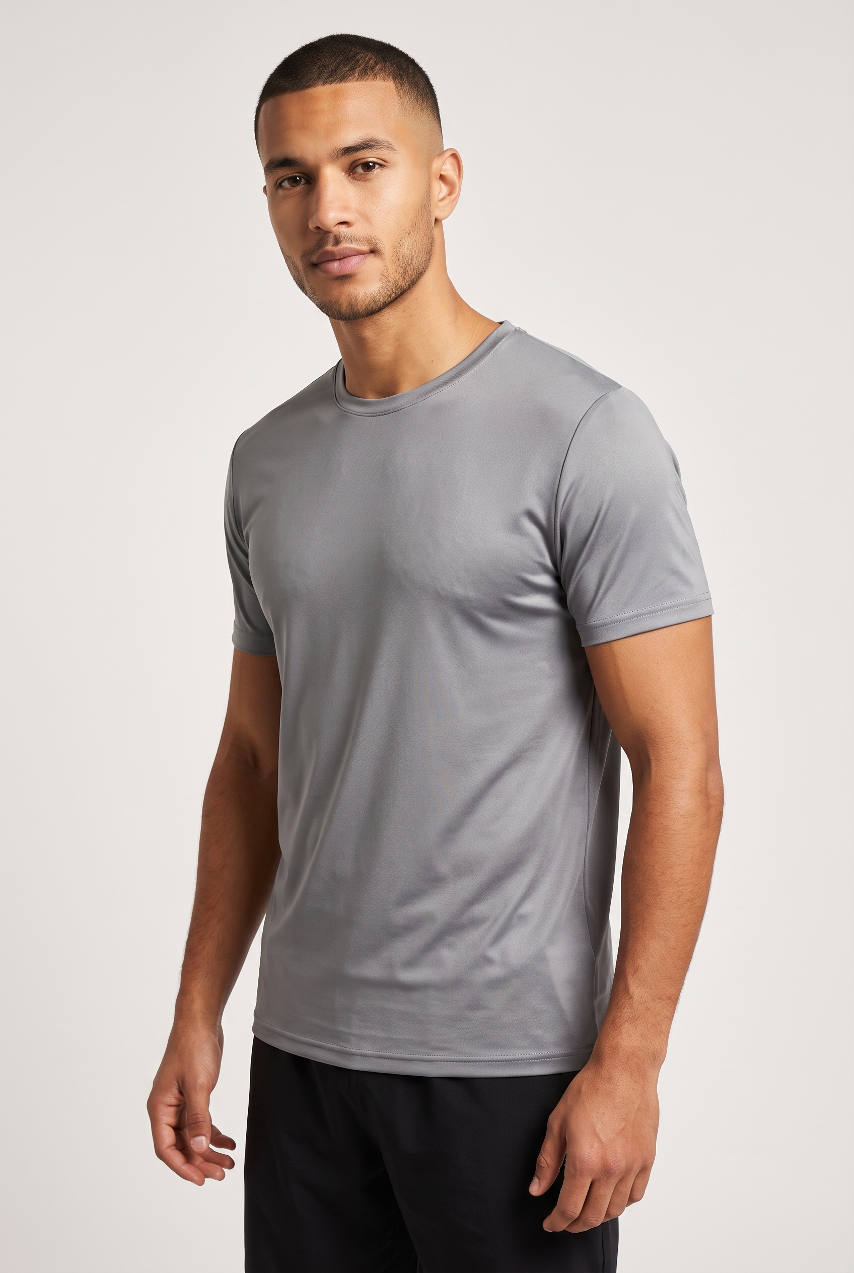 Men Slim-Fit Breathable T-Shirt - NUT