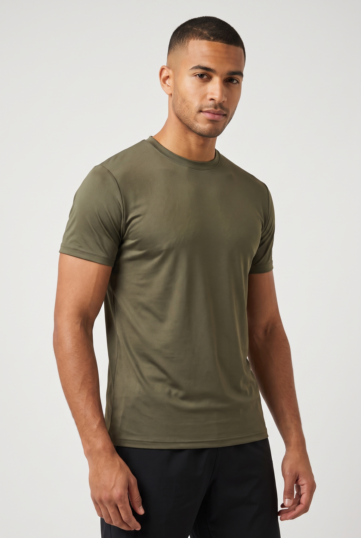 Men Slim-Fit Breathable T-Shirt - NUT