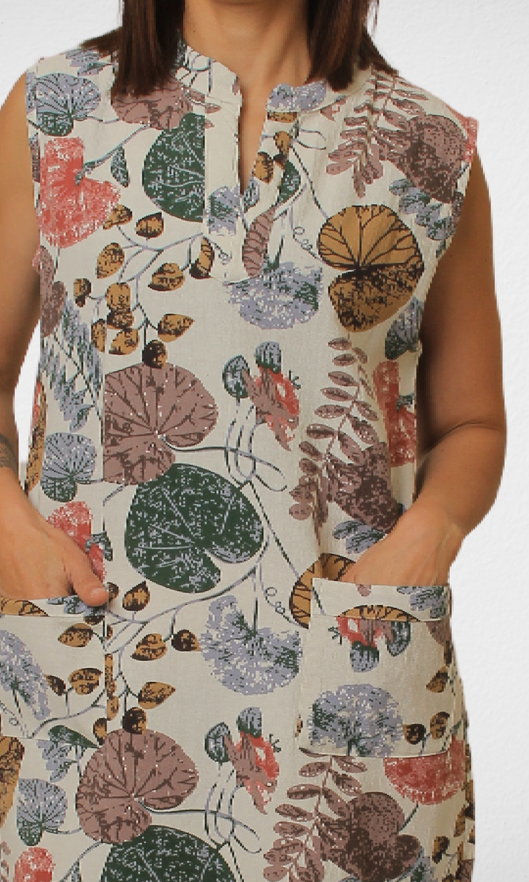 Women Linen Dress Pattern