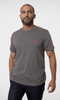 Men Basic Round T-shirt (Dark Grey)