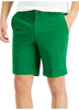 Club Room Gabardine Shorts - Dark Green