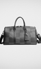 Leather Handbag Luxury Designer (Black& Grey)