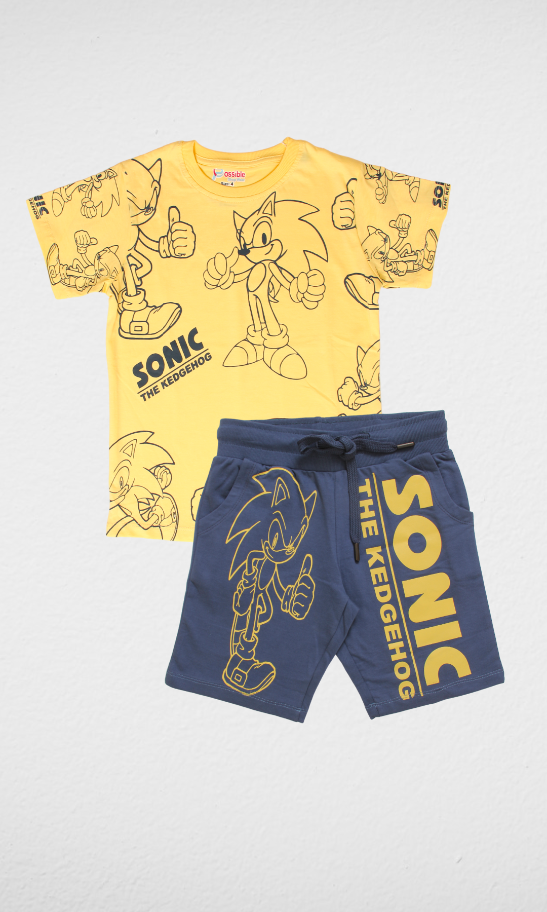 Kids Set Sonic (Yellow)