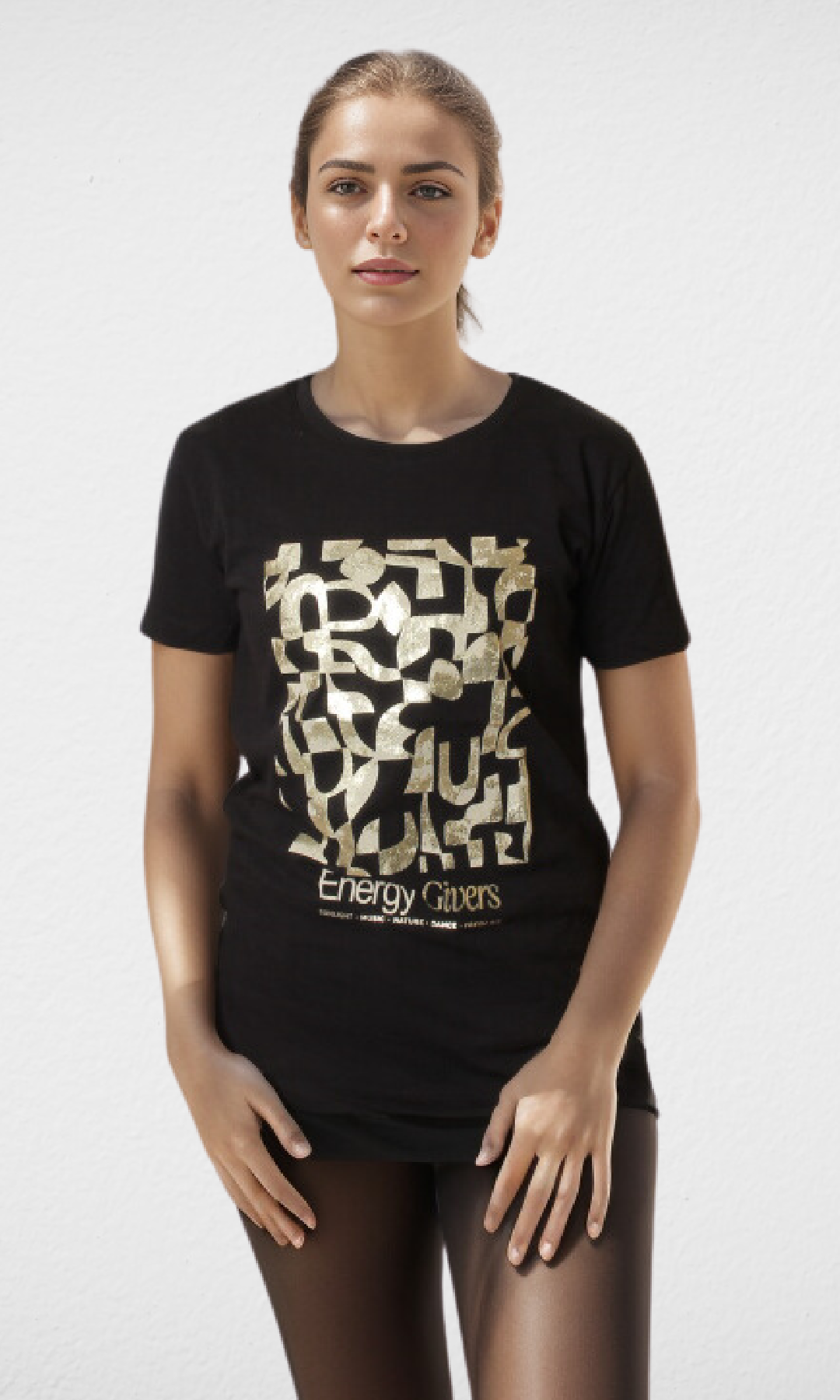 Women T-shirt Stradivarius (Black)