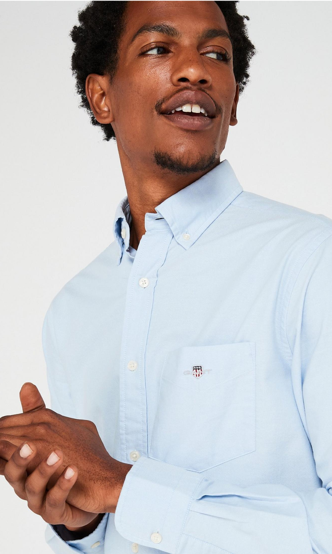 Men shirt Oxford (Baby Blue)