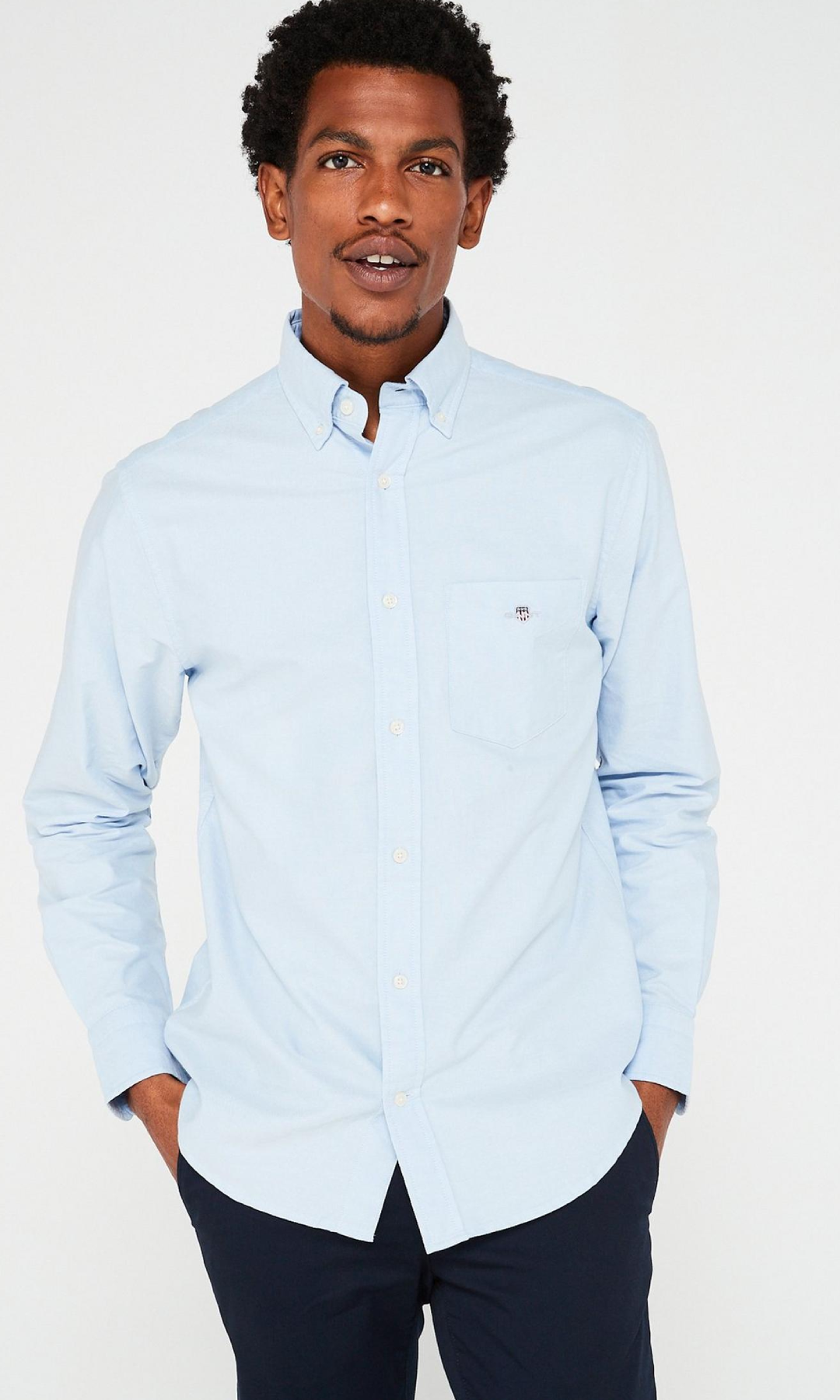 Men shirt Oxford (Baby Blue)