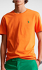 Men Basic Round T-shirt (Orange)