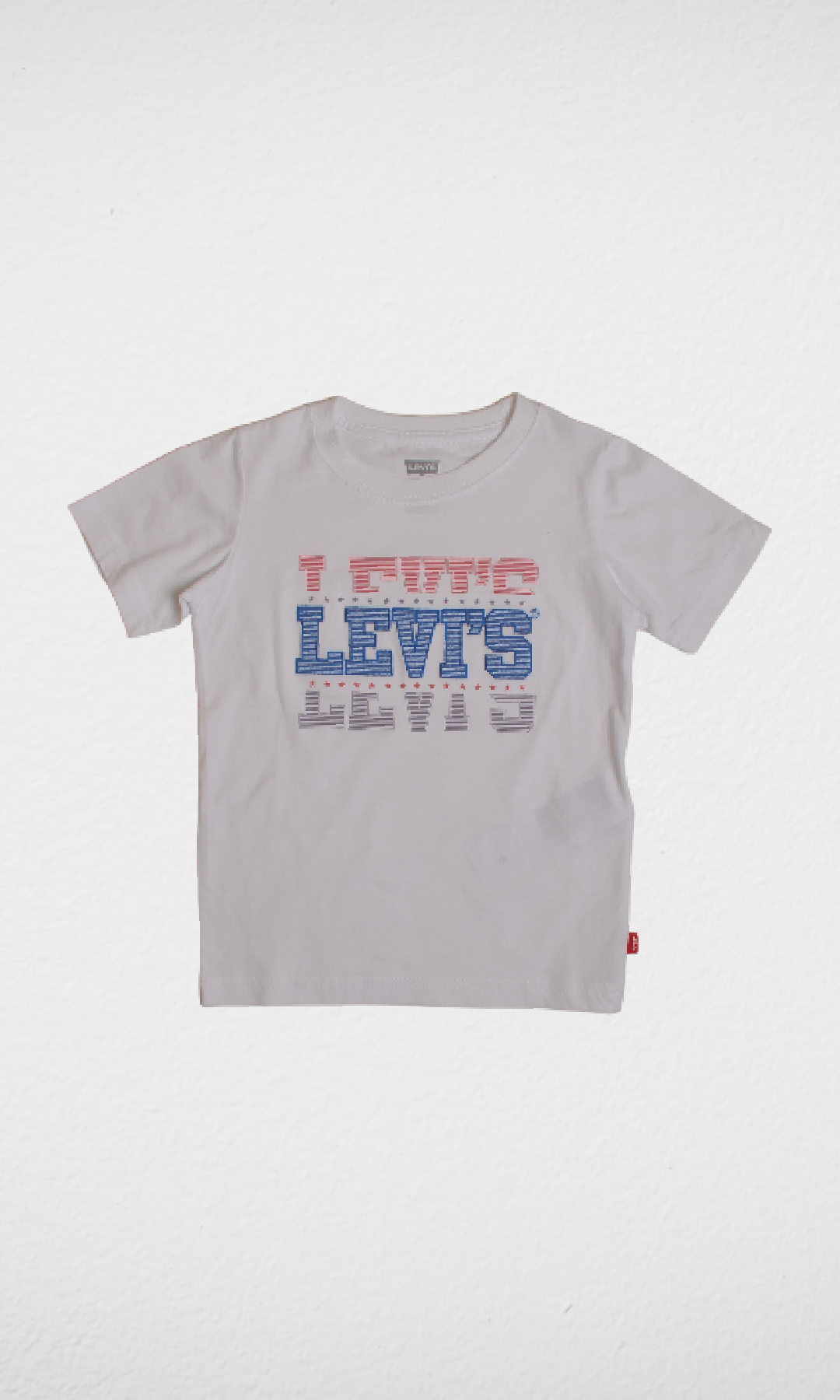 Kids Levi's Short Sleeve T-shirt White
