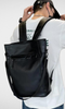 Leather Backpack- (Black)