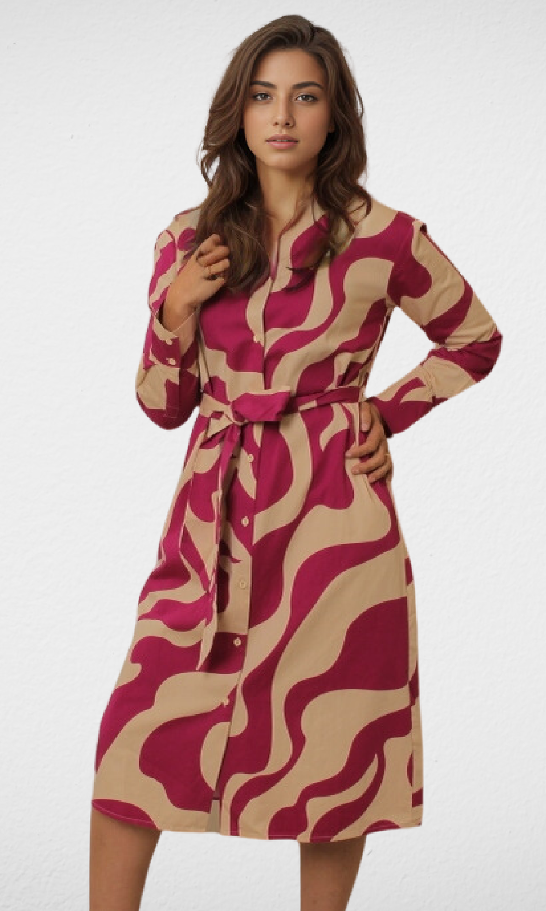 Women Dress Pattern (Purple)