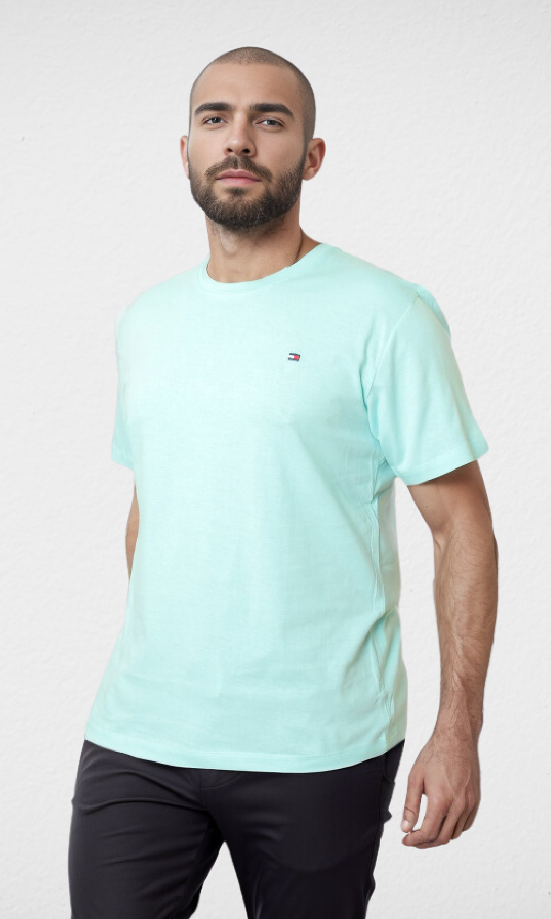Men Basic TH T-shirt (Mint)