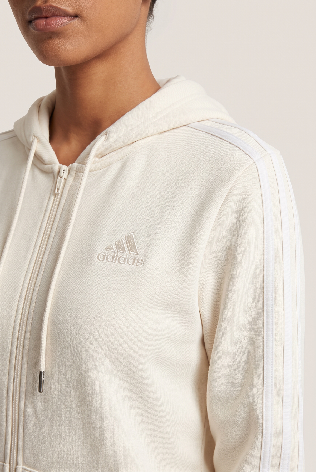 Women 3-Stripes Full Zip Hoodie jacket
