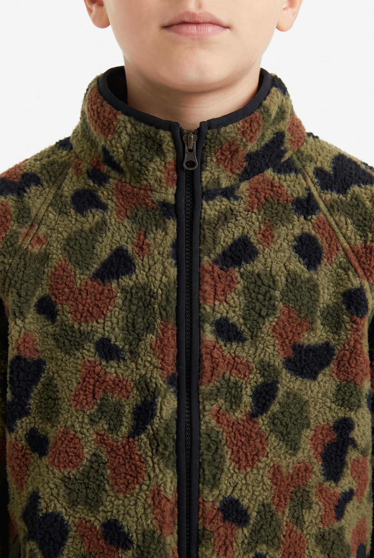 Kids Sherpa Zipp Up Sweatshirt