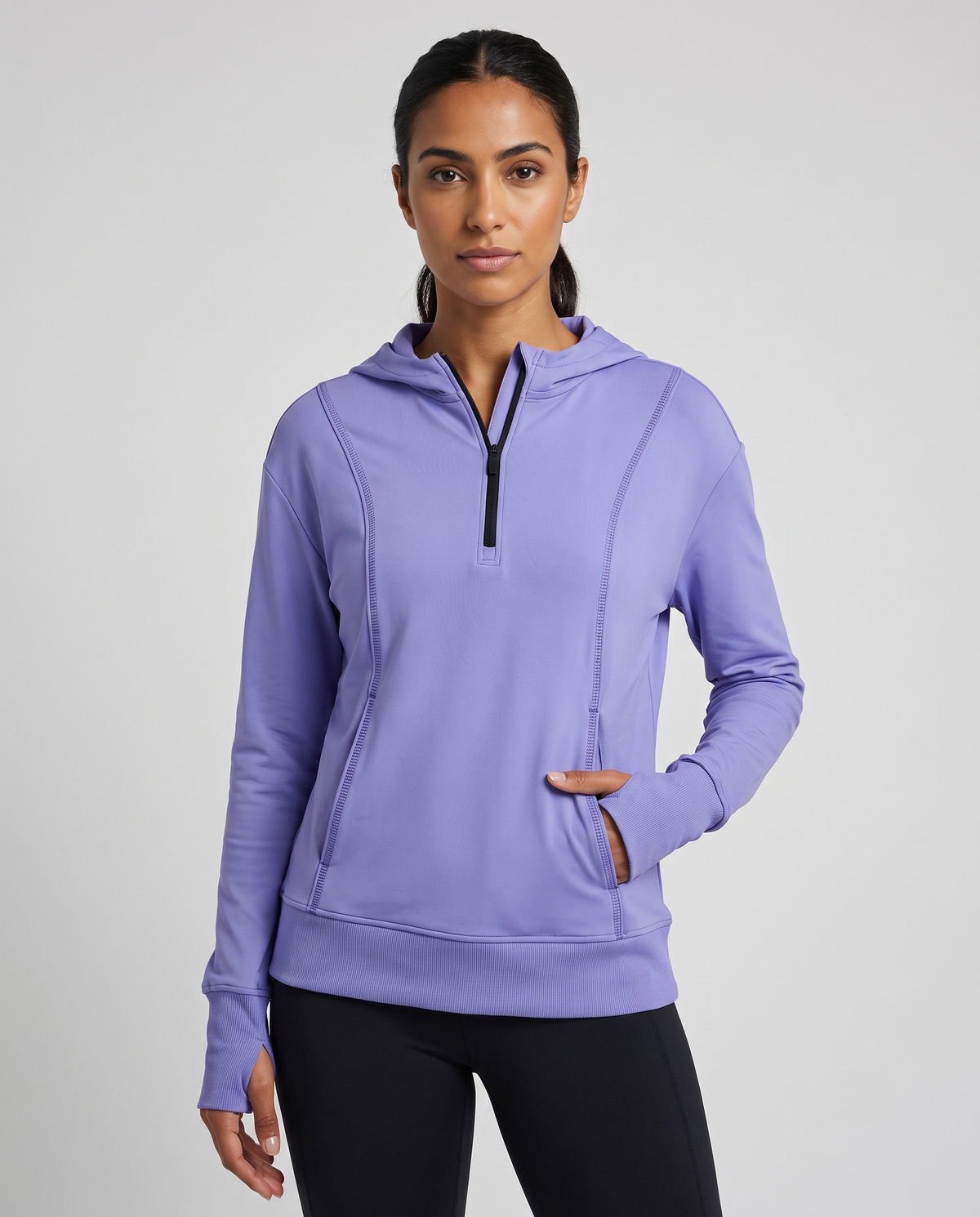 Sports Women Half Zip Sweatshirt (AVIA)