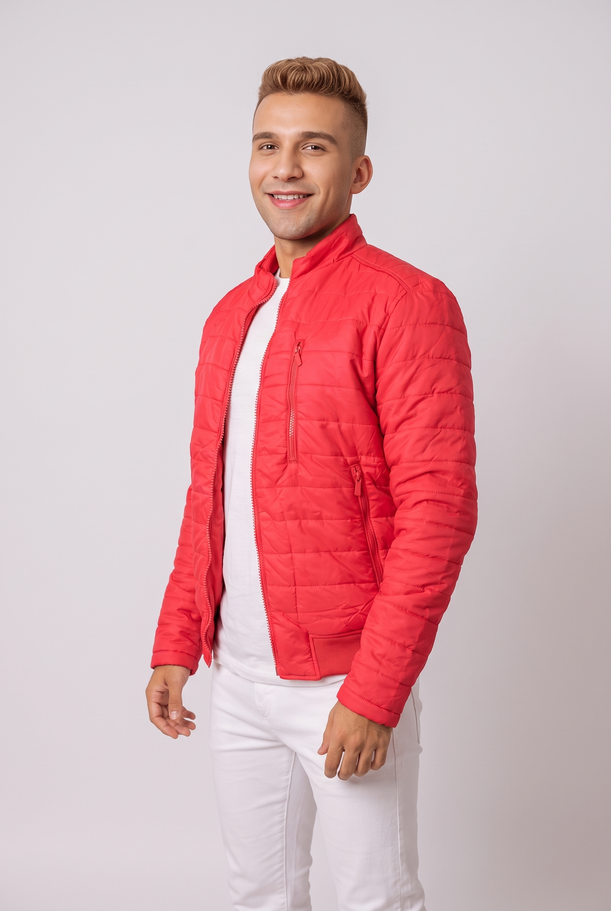 Benetton Jacket - Puffer (Red)