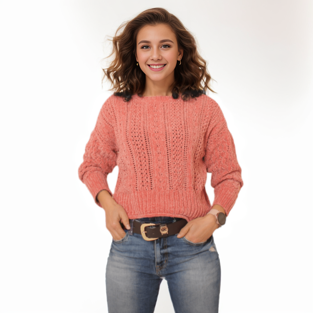CoCo Vive Women Pullover - Pale Pink