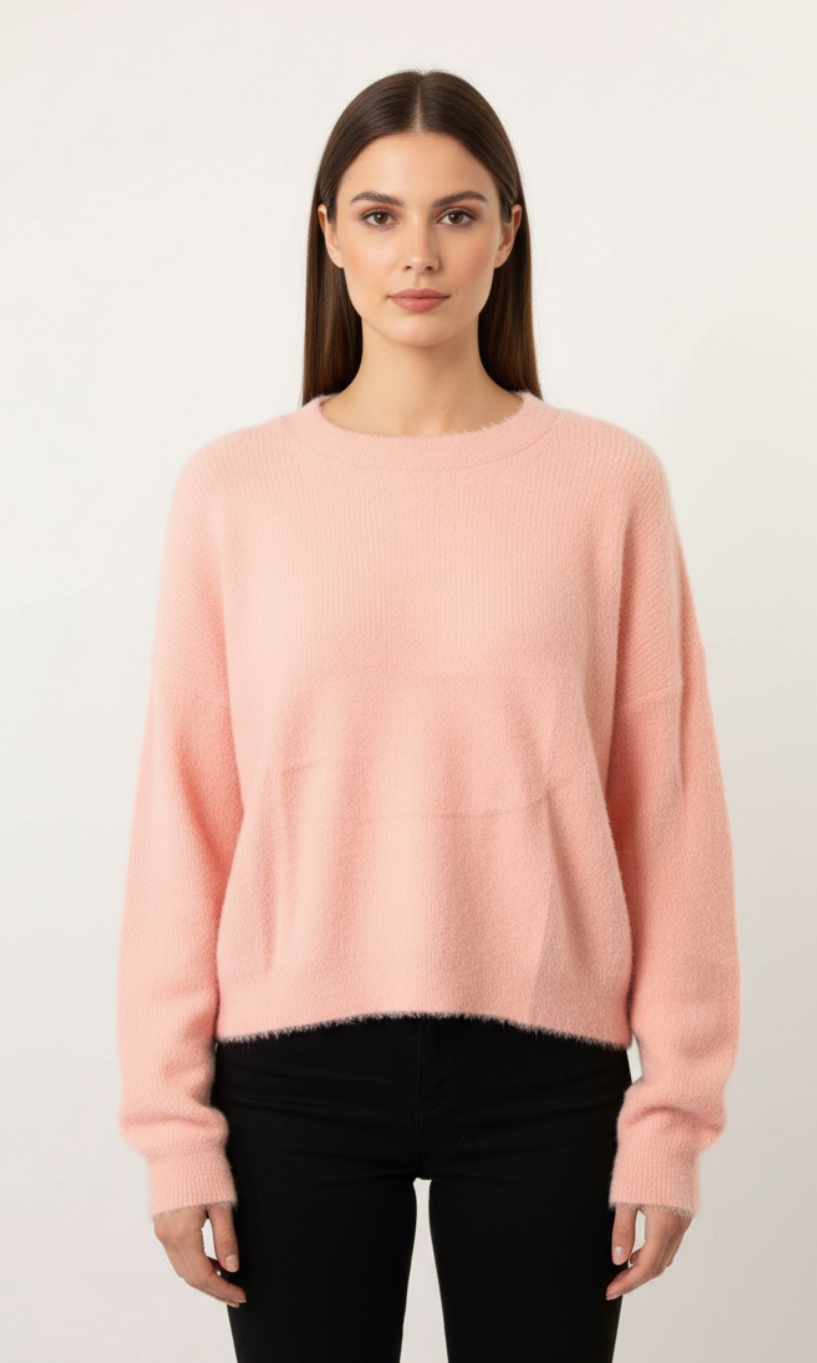 Women Fuzzy One Sized Sweaters (098)